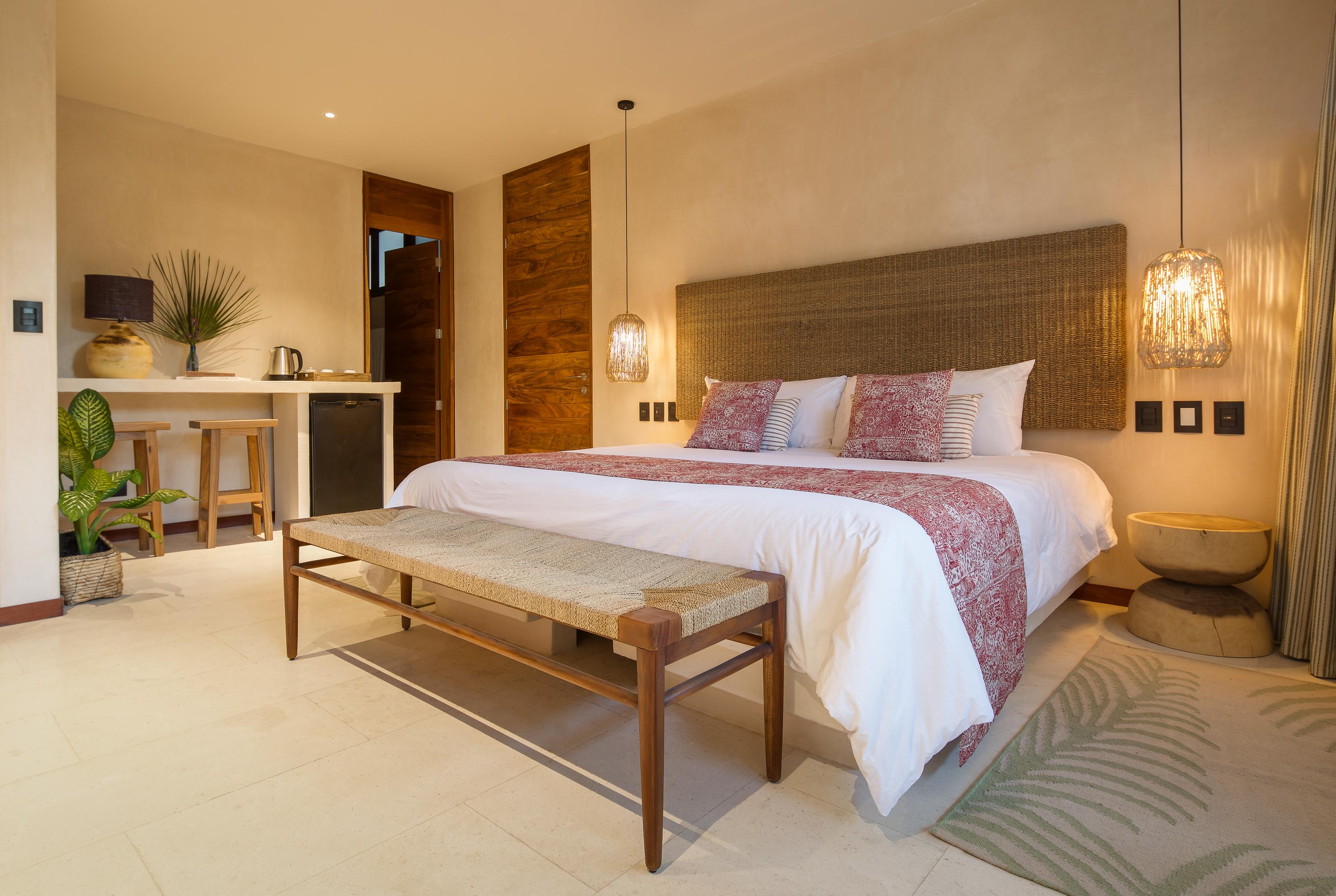 Copal Tulum Hotel Bagian luar foto A bedroom at the hotel