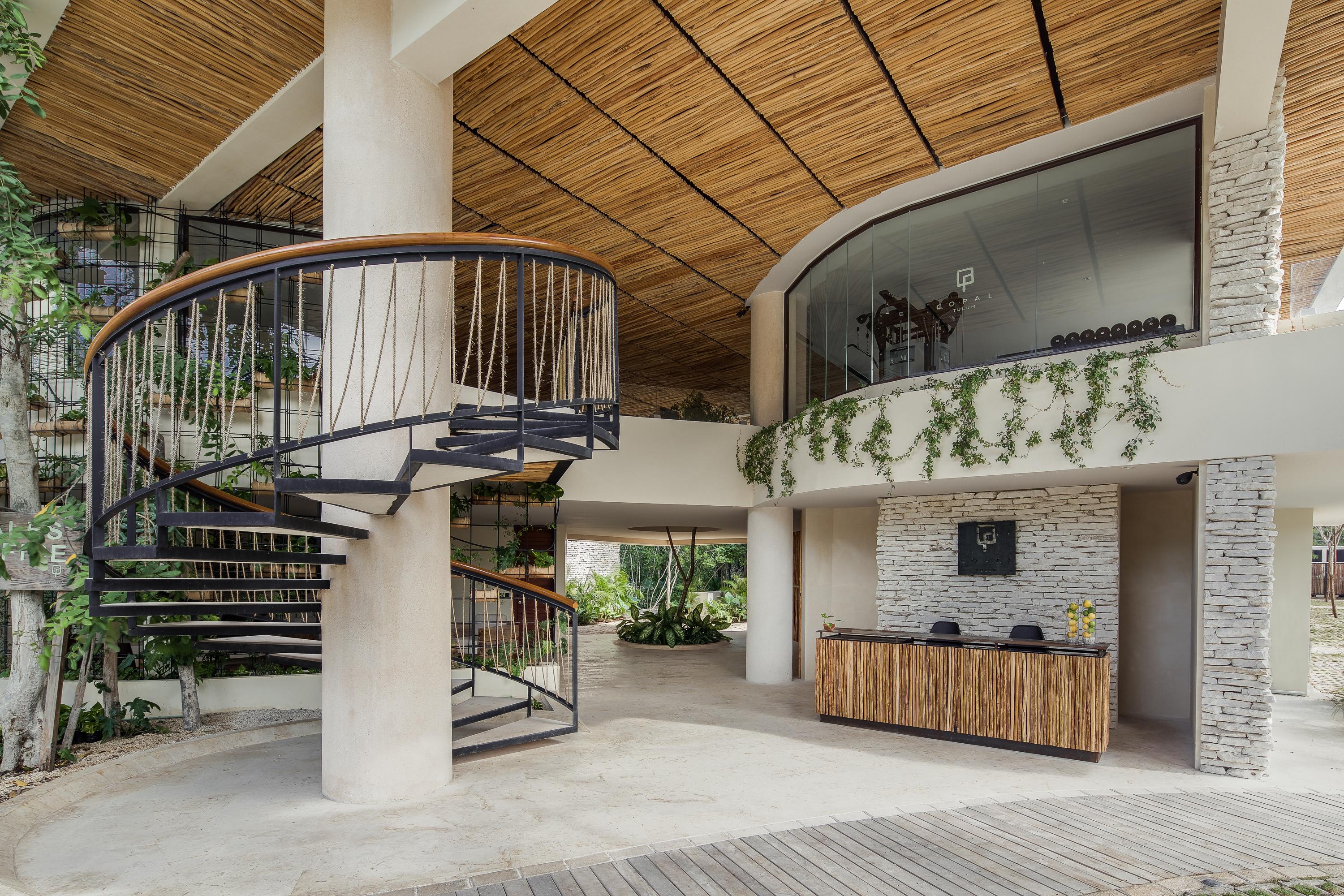 Copal Tulum Hotel Bagian luar foto The lobby at the 1011 Hotel