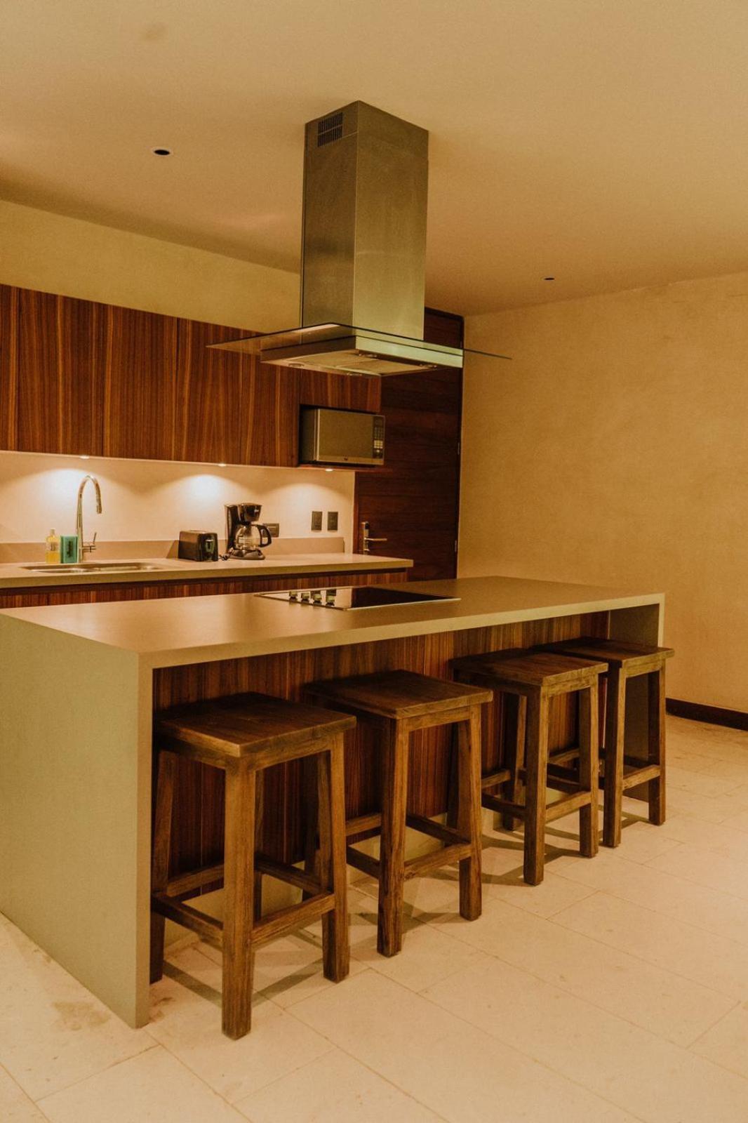 Copal Tulum Hotel Bagian luar foto A modern kitchen