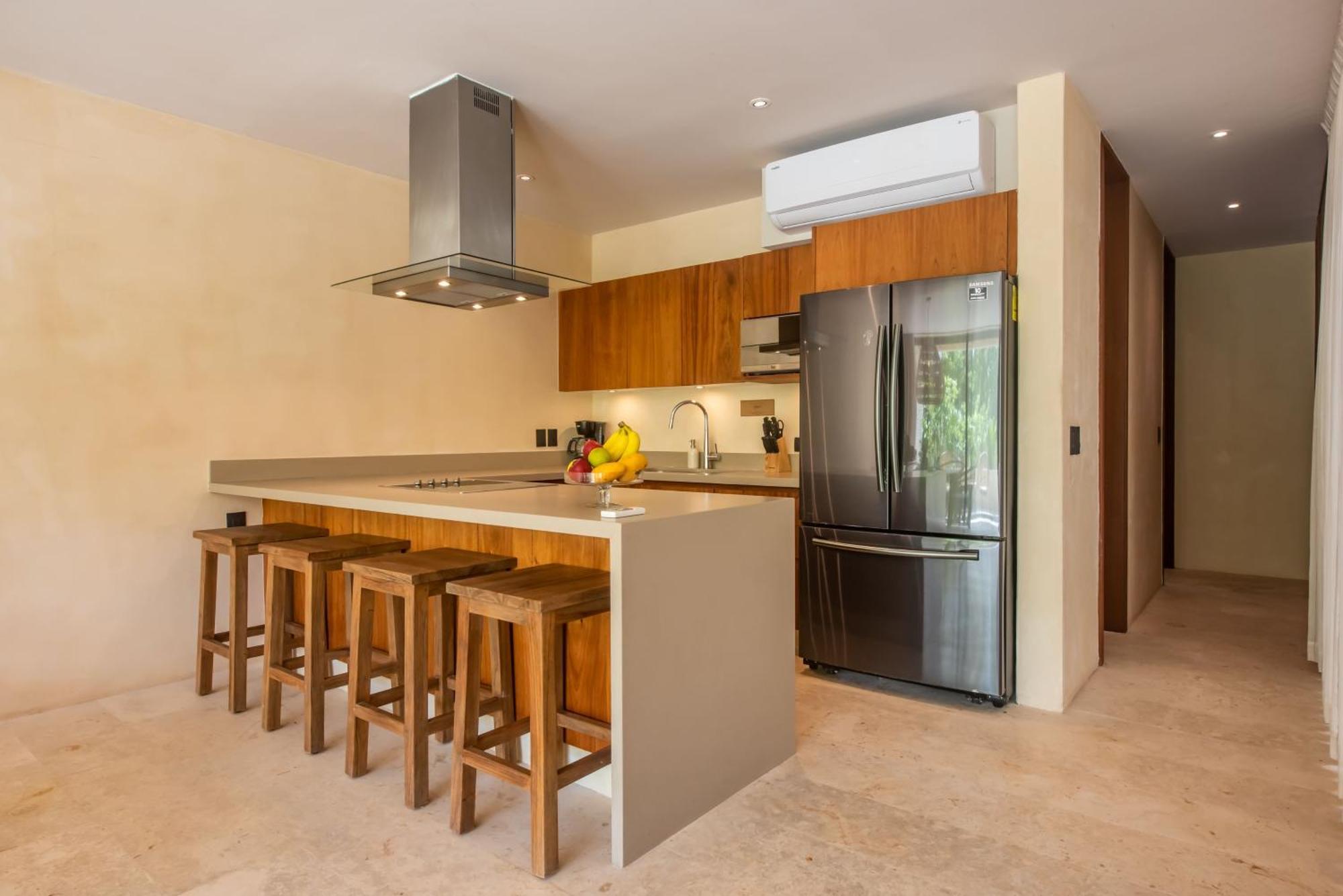 Copal Tulum Hotel Bagian luar foto A modern kitchen