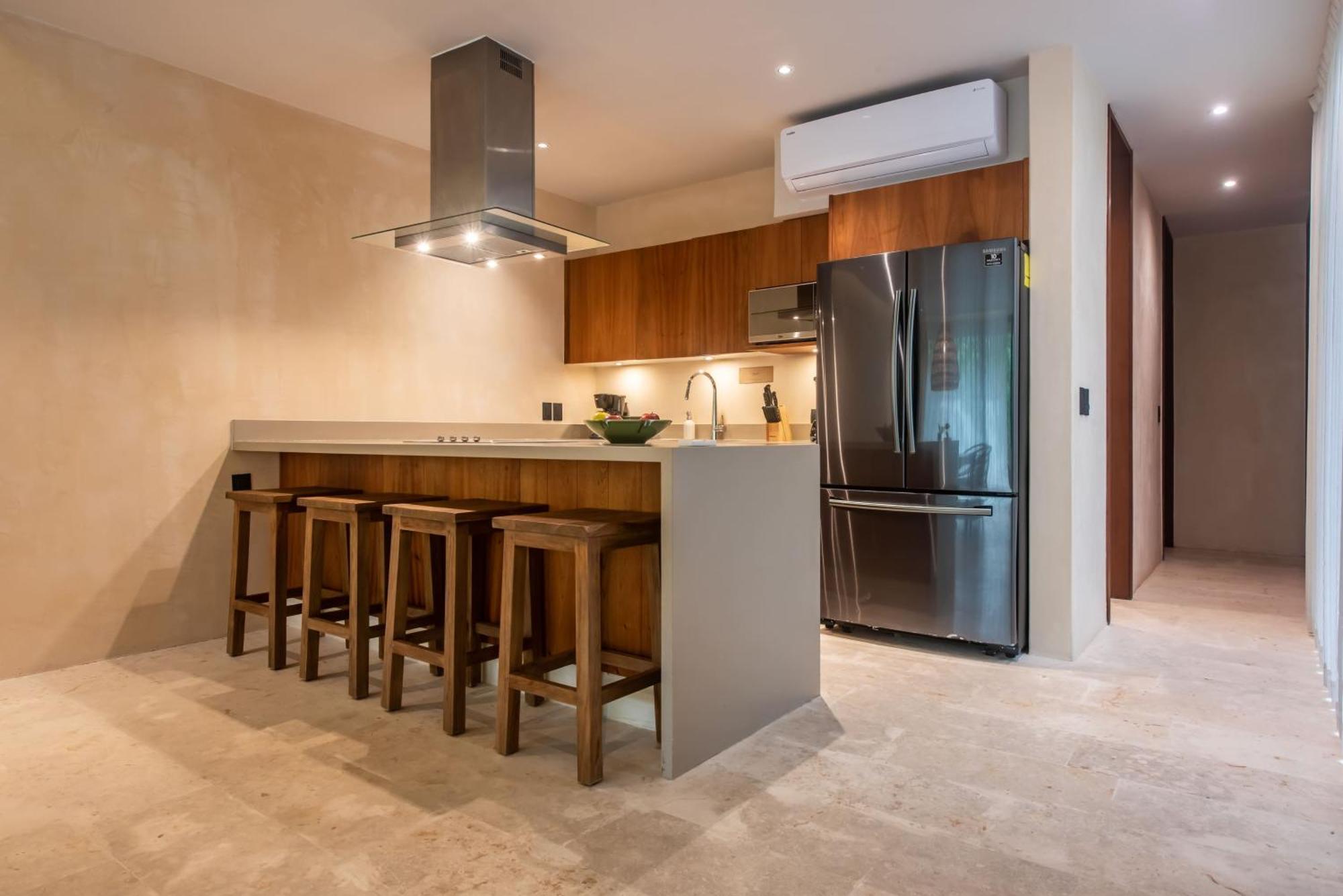 Copal Tulum Hotel Bagian luar foto A modern kitchen