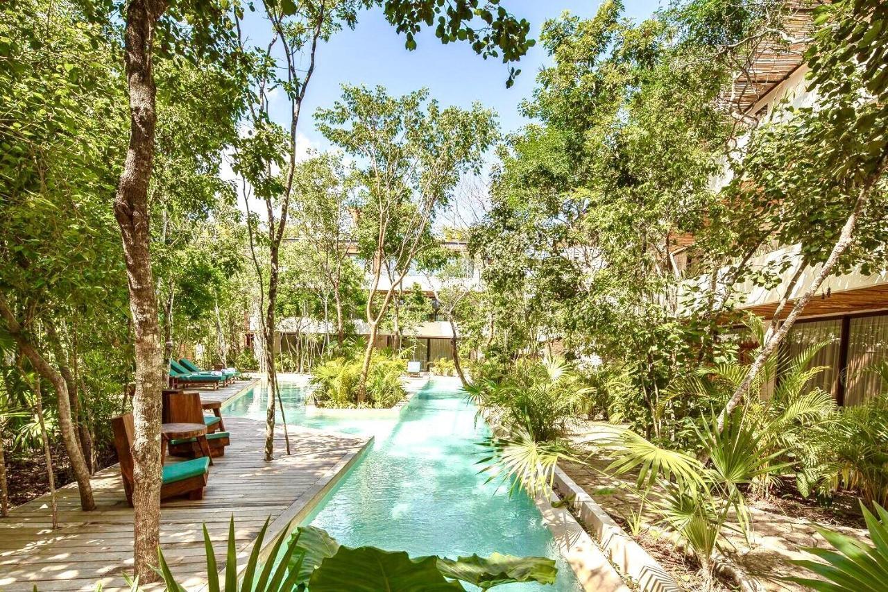 Copal Tulum Hotel Bagian luar foto Jungle atmosphere at the hotel